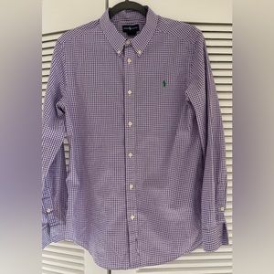 Ralph Lauren Plaid Button Down - Boys XL (18-20)